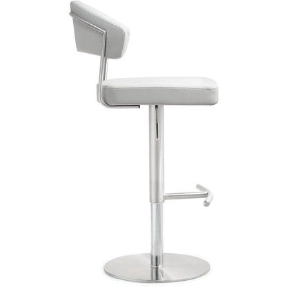 Cosmo White Steel Barstool