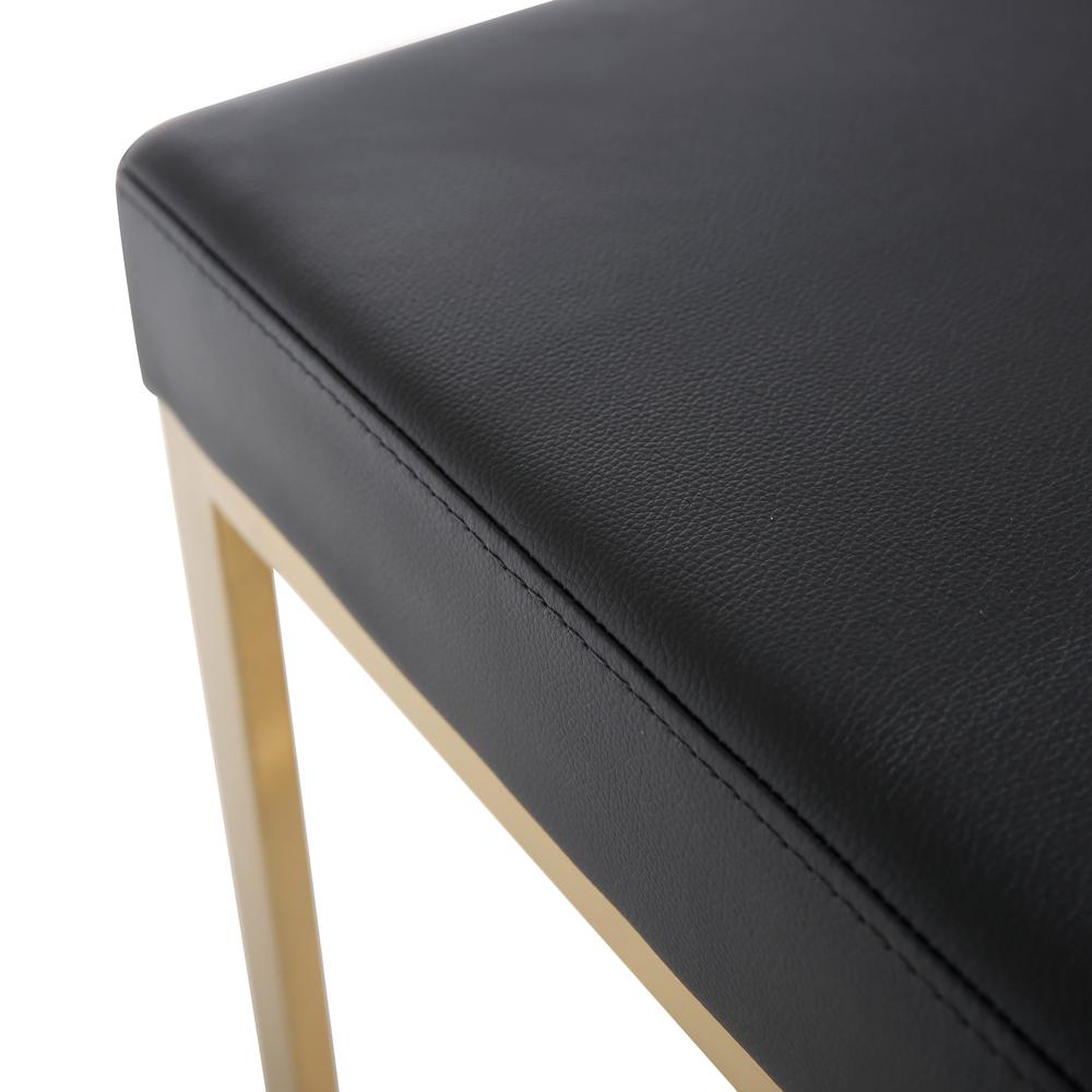 Ferra Black Gold Steel Barstool (Set of 2)