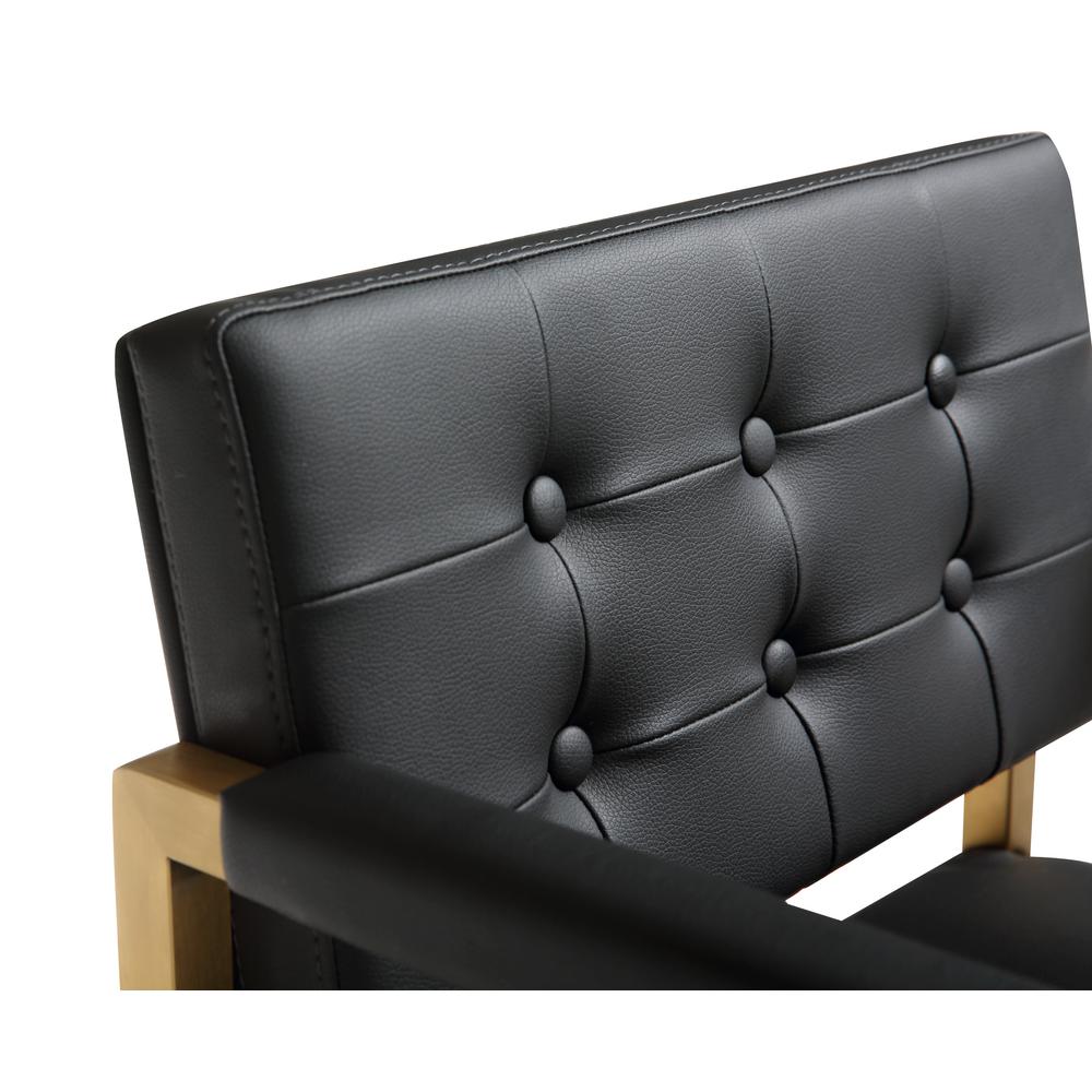 Director Black Gold Steel Barstool