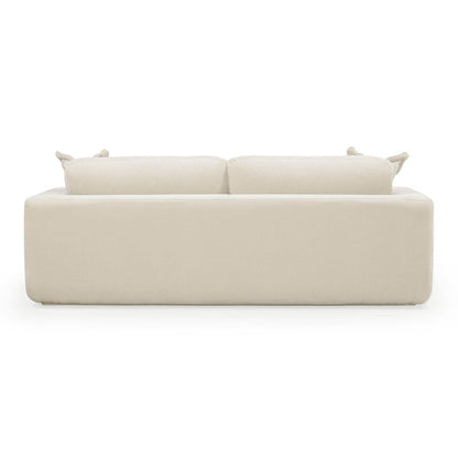 Miri Cream Upcycled Washed Velvet Sofa
