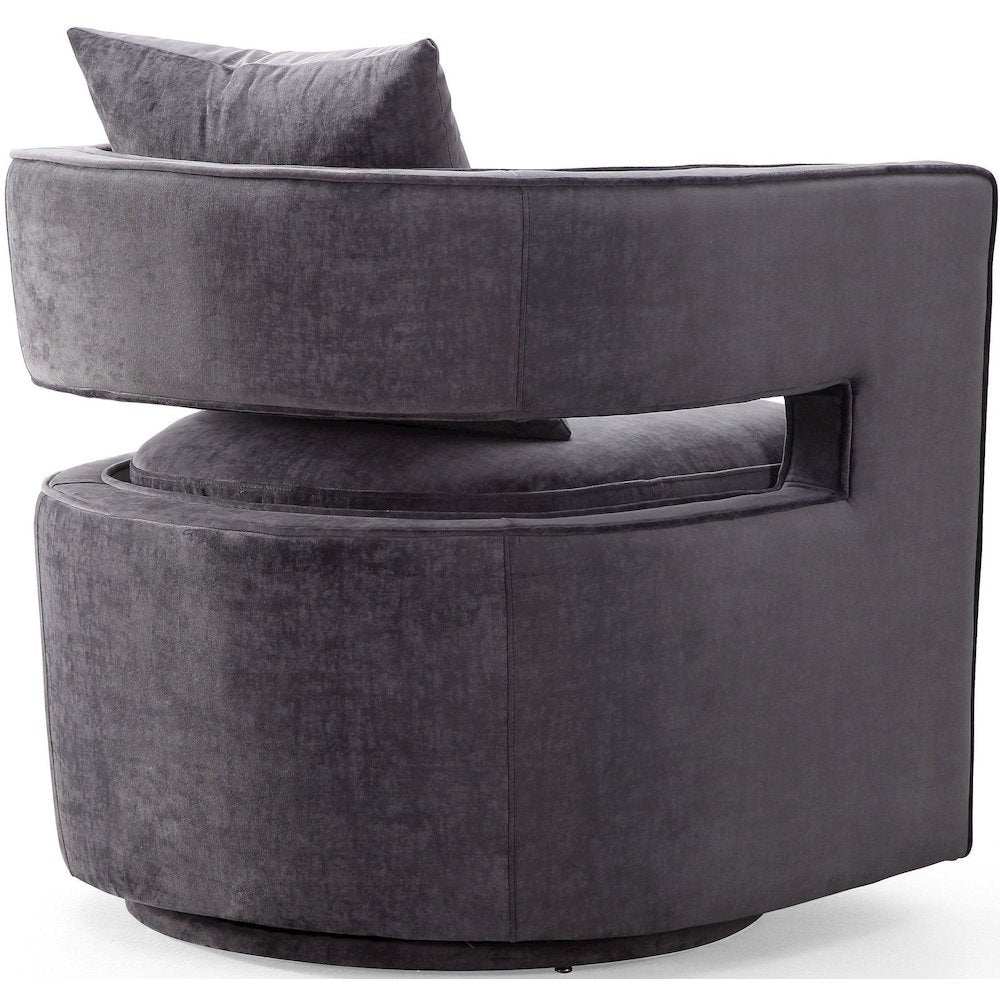 Kennedy Grey Swivel Chair
