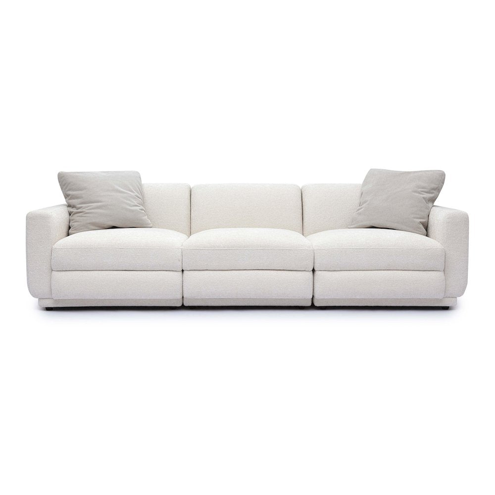 Perry Cream Chenille Modular Sofa