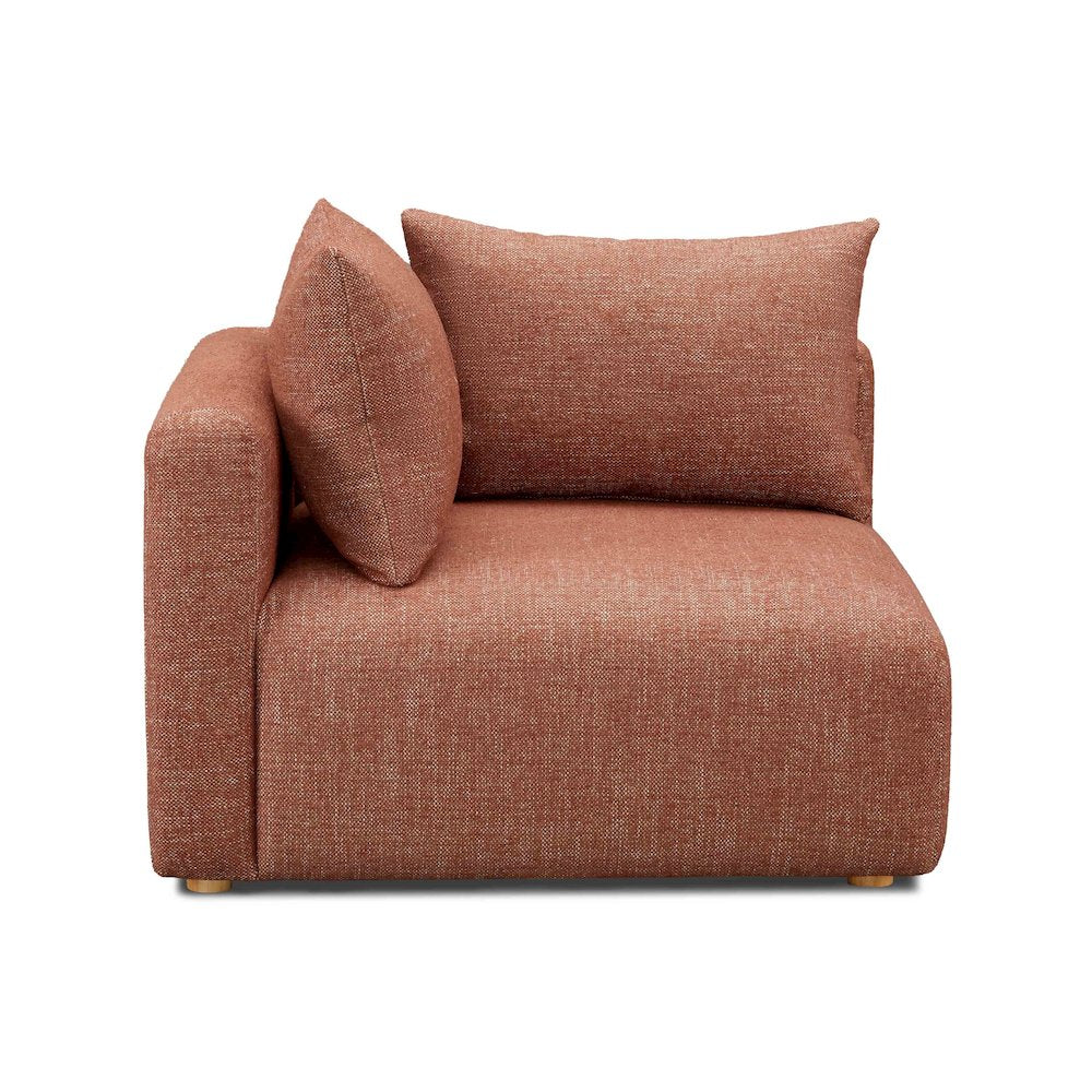 Hangover Sedona Red Textured Fabric Modular Corner Chair