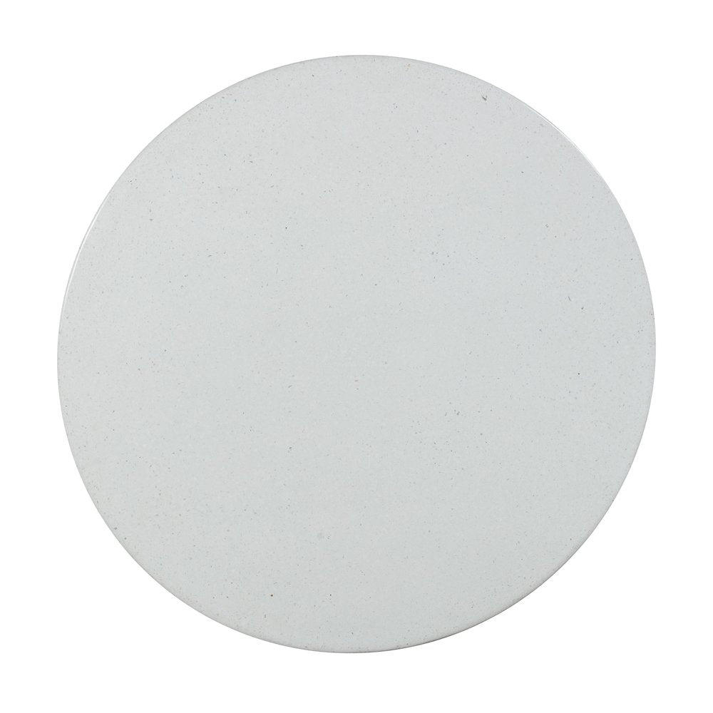 Rose Faux Terrazzo and Terracotta Indoor / Outdoor Round Concrete Dining Table