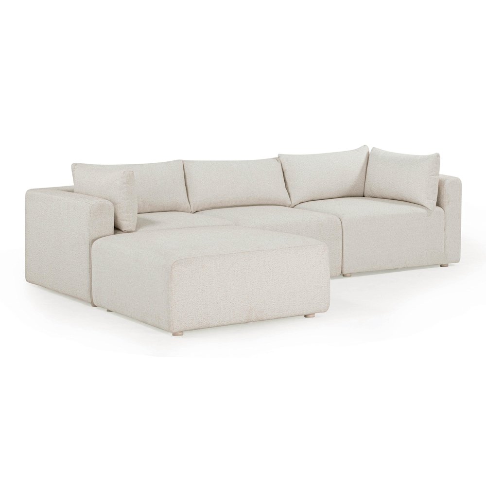 Hangover Cream Outdoor Modular Sectional