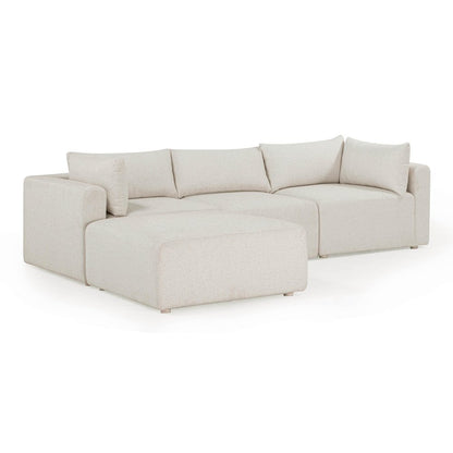 Hangover Cream Outdoor Modular Sectional