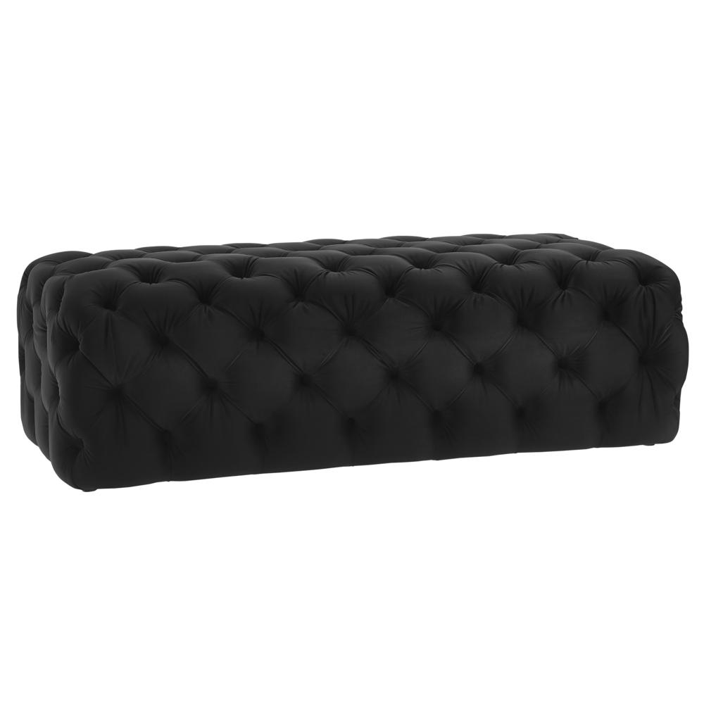 Opulent Velvet Jumbo Ottoman, Belen Kox
