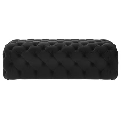 Opulent Velvet Jumbo Ottoman, Belen Kox