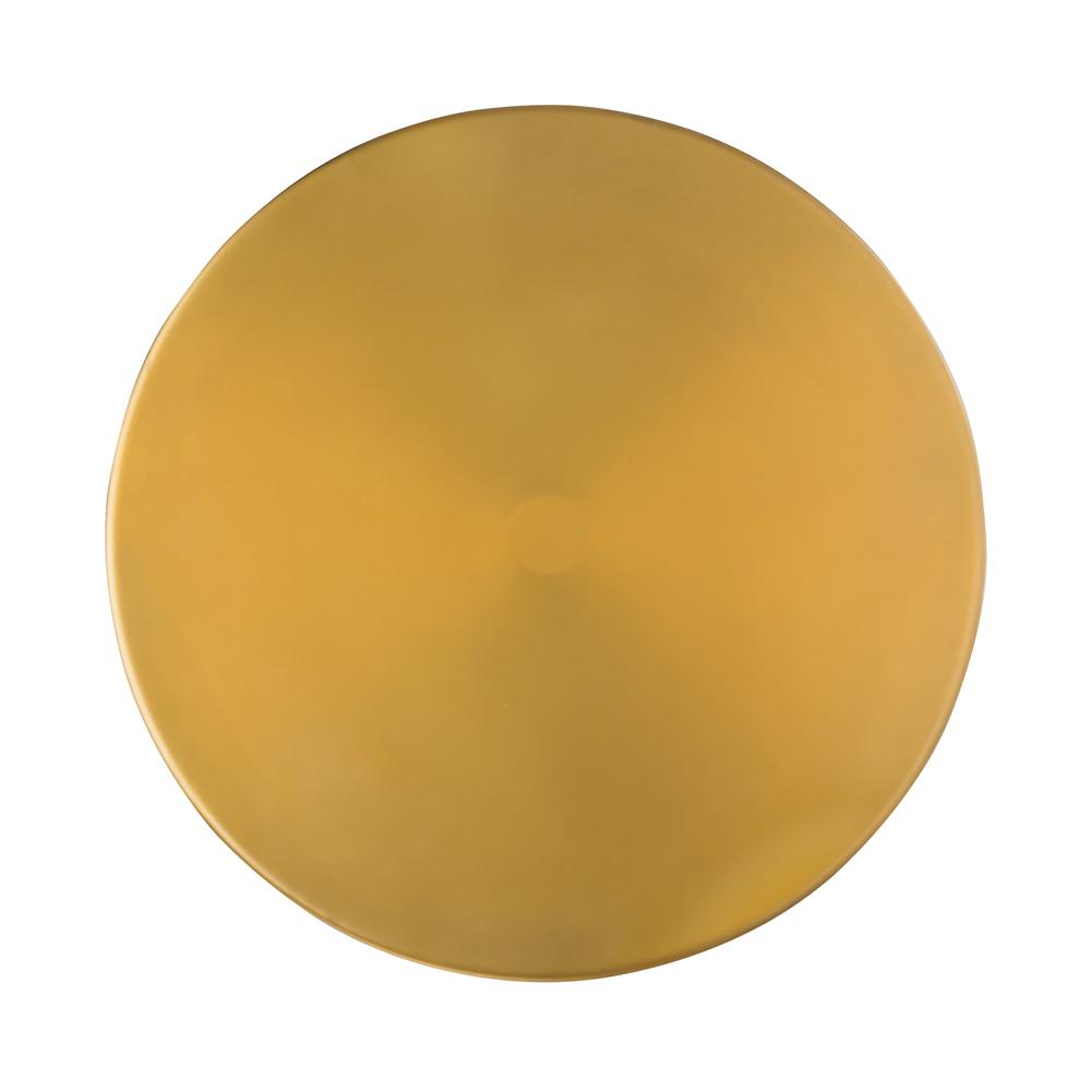 Bubble Glass/Brass Side Table