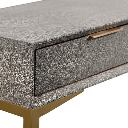 Gray Entryway Table With Storage And Gold Legs, A Console With 3 Drawers