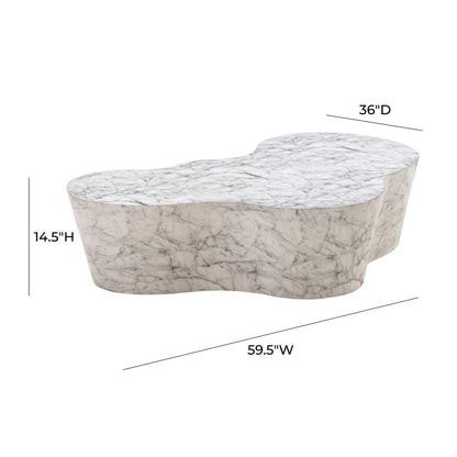 Slab Marble Coffee Table