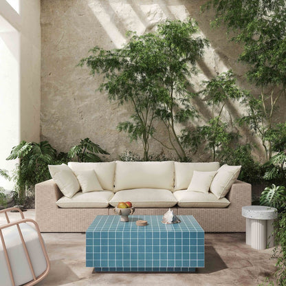 Mixie Blue Tile Indoor / Outdoor Coffee Table
