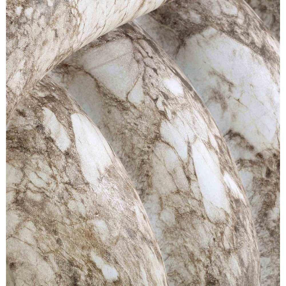 Love Knot Breccia Capraia Faux Marble Indoor / Outdoor Accent Stool