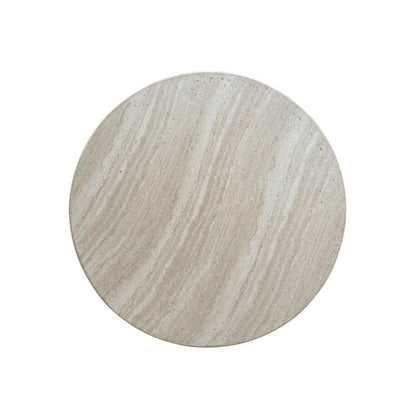 Charra Faux Travertine Indoor/Outdoor Side Table