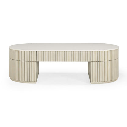 Bella Cream Large Storage Coffee Table