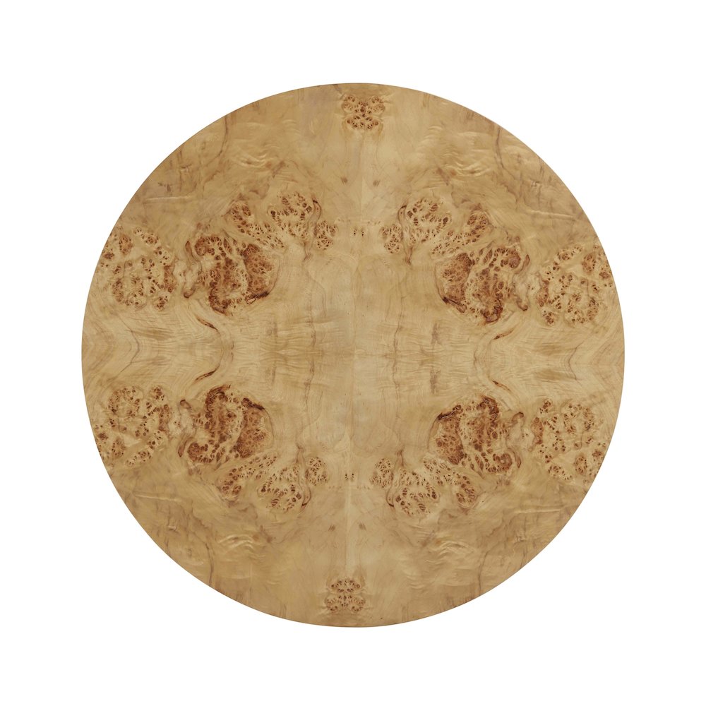 Fig Natural Burl Drum Coffee Table