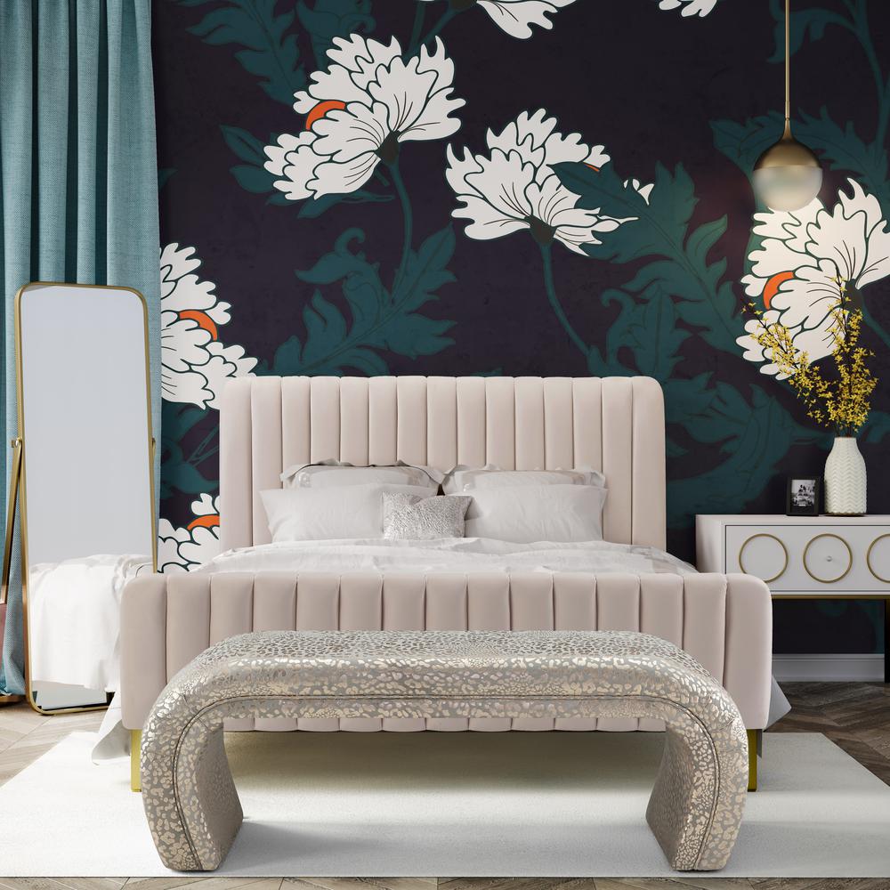 Angela Blush Bed in Queen