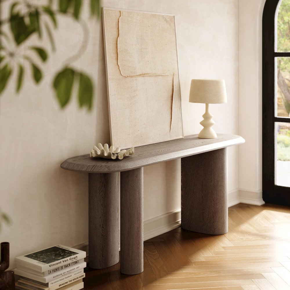 Rhema Washed Ash Console Table