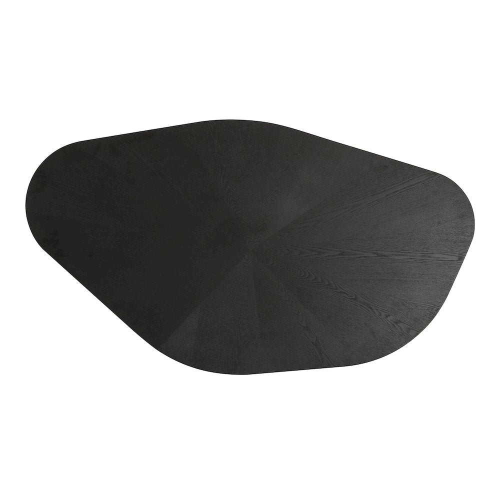 Roche Black Ash Geometric Coffee Table