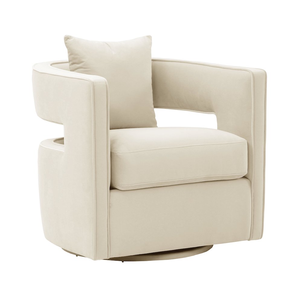 Kennedy Cream Swivel Chair