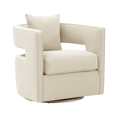 Kennedy Cream Swivel Chair