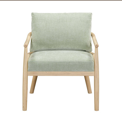 Dixie Mint Green Chenille Velvet Accent Chair
