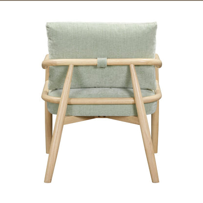 Dixie Mint Green Chenille Velvet Accent Chair