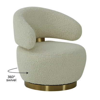 Austin Faux Shearling Chair