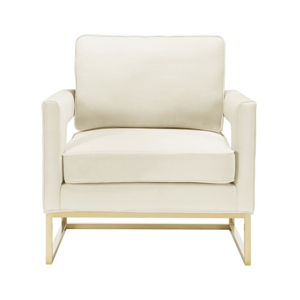 Avery Cream Velvet Chair