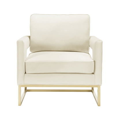 Avery Cream Velvet Chair