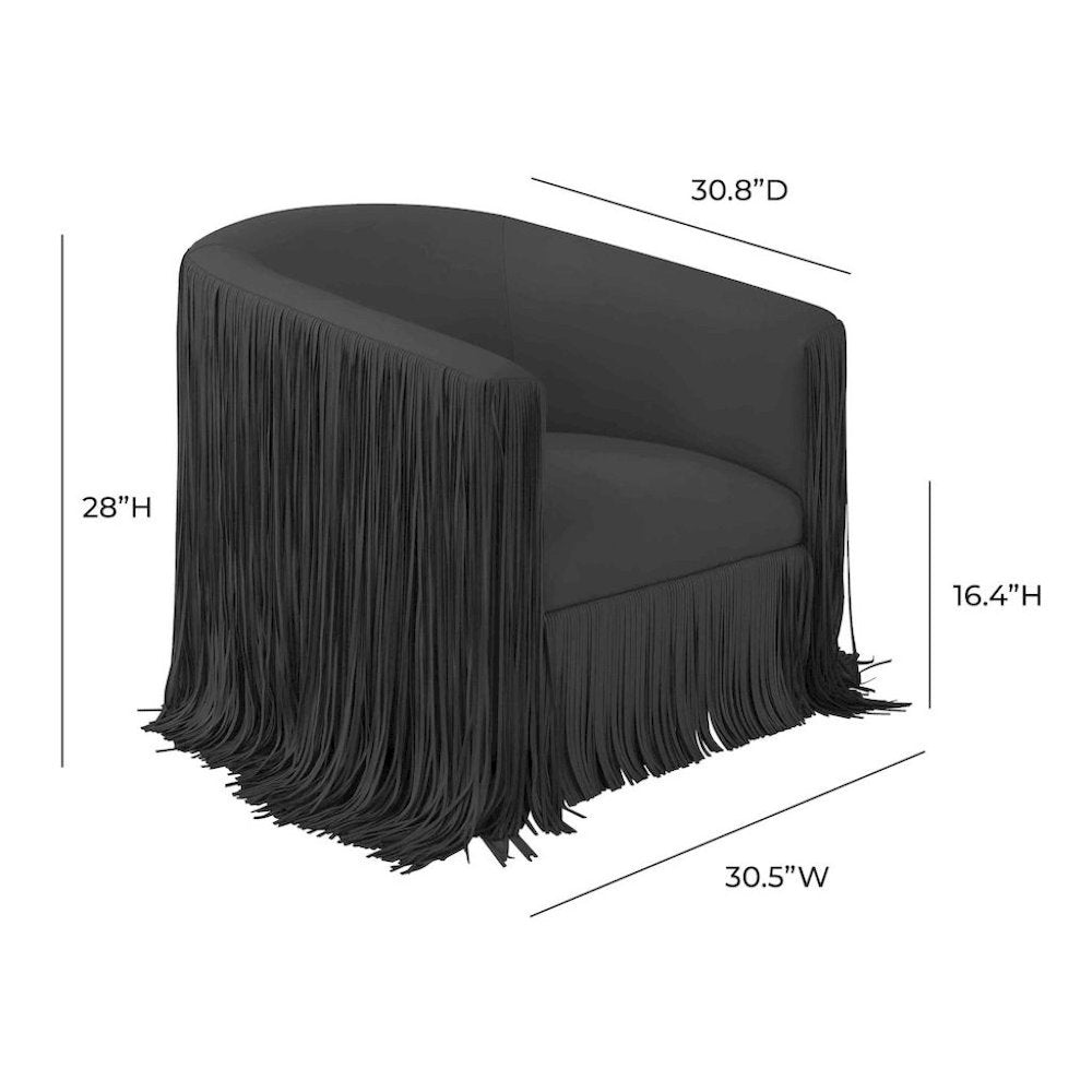 Black Leather Swivel Accent Chair With Wood Frame And Sculpted Contours
