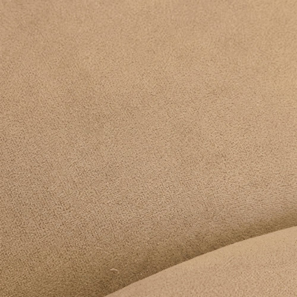 Starlight Canyon Home Velvet Modular Armless Lounge Chair, Cafe Au Lait