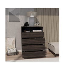 Alpine 4-Drawer Dresser With Spacious Storage And Modern Handles, Matt Grey