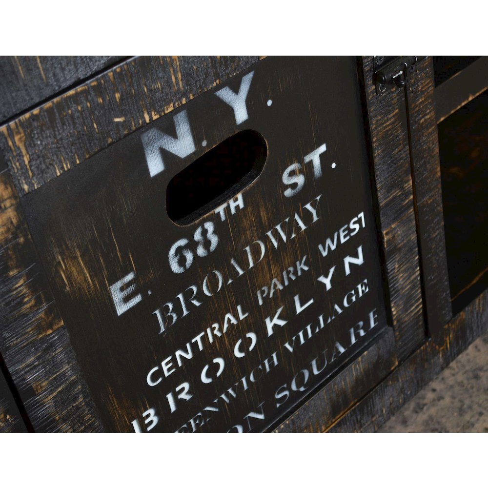 City 60" TV Stand - New York - With Graffiti