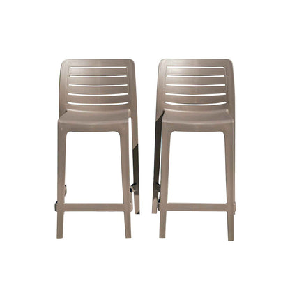 Leva Set of 2 Barstools - Cappucino