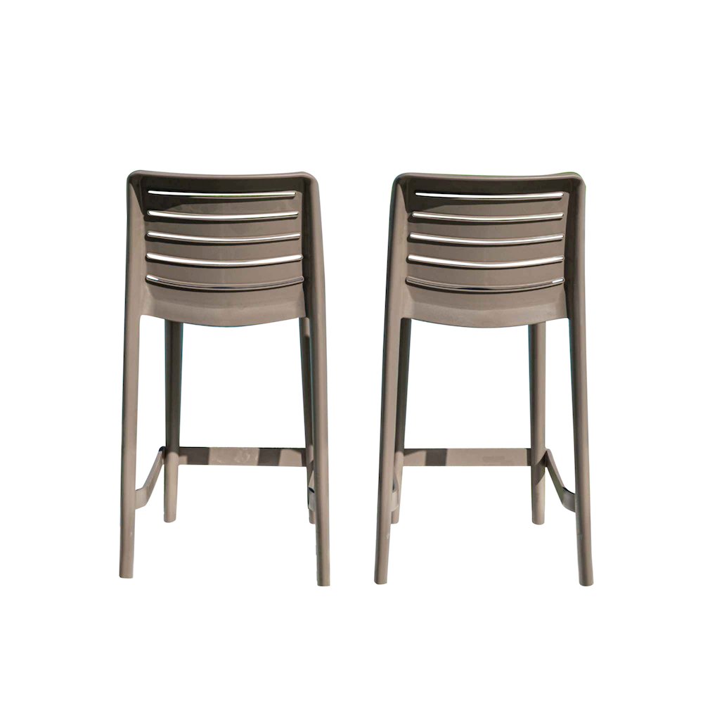 Leva Set of 2 Barstools - Cappucino