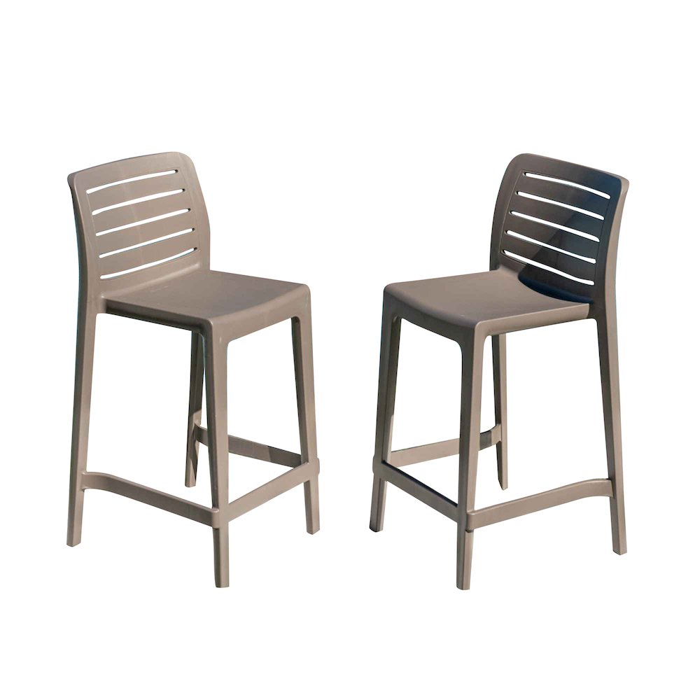 Leva Set of 2 Counterstools - Cappucino