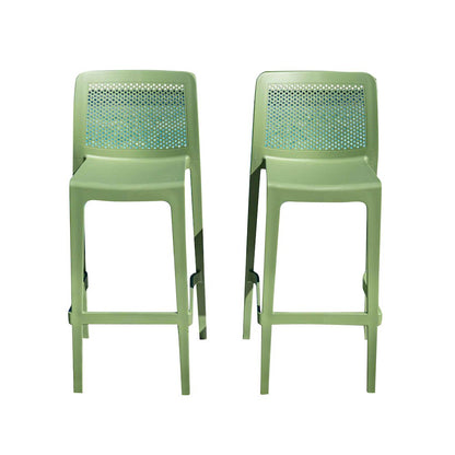 Lisa Set of 2 Barstools - Green