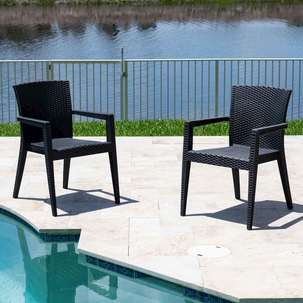 Montana 5-Piece Dining Set-Anthracite