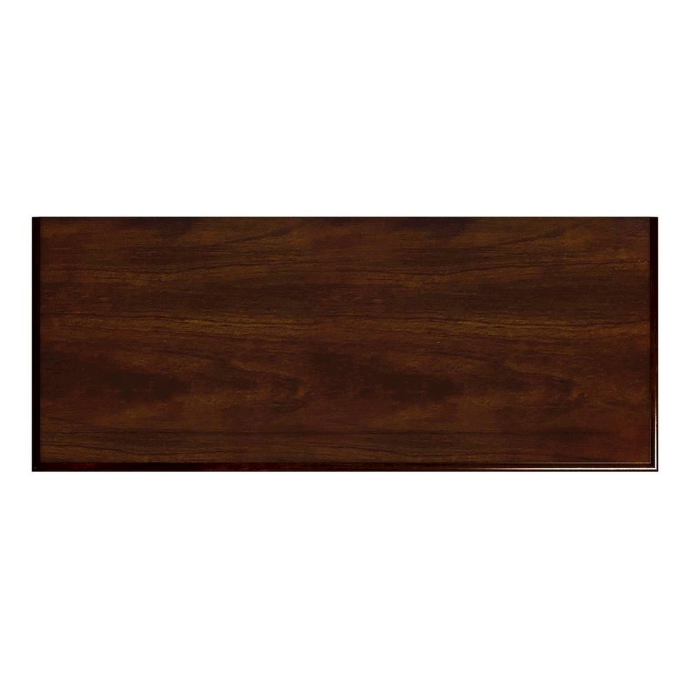 Dark Brown 2 Shelf Bookcase - Short Bookshelf for Farmhouse or Small Spaces
