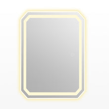 36x30" Octogan Frameless Modern LED Bathroom Vanity Mirror