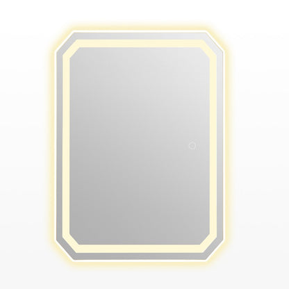 36x30" Octogan Frameless Modern LED Bathroom Vanity Mirror
