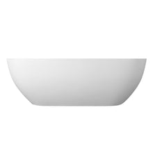 69" x 30" Solid Surface Soaking Bathtub and Integrated Overflow