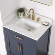30" Single Bathroom Vanity in Royal Blue without Mirror