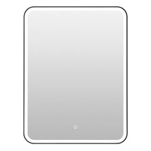 24"x32" Rectangular Bathroom Black Aluminum Mirror Medicine Cabinet