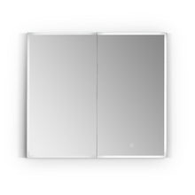 Frameless Surface-Mount/Recessed LED Lighted Bathroom Medicine Cabinet