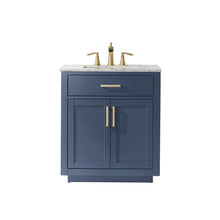 30" Single Bathroom Vanity Set in Royal Blue without Mirror