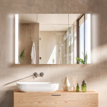 48"x32" Rectangular Bathroom Aluminum Mirror Medicine Cabinet