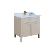 37 in. Composite Stone Vanity Top in Snow White with White Sink