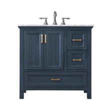 36" Single Bathroom Vanity Set in Classic Blue without Mirror